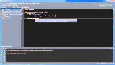 Программирование на Python - 34 - Модуль threading