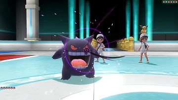 Pokémon: Let’s Go, Eevee! - My Mewtwo X & Shiny Gengar In Action - Nintendo Switch HD