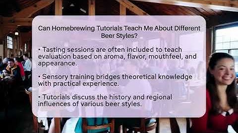 Can Homebrewing Tutorials Teach Me About Different Beer Styles? | The Pint Guy