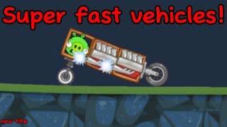 Super fast Vehicles!￼ | bad piggies screenshot 3