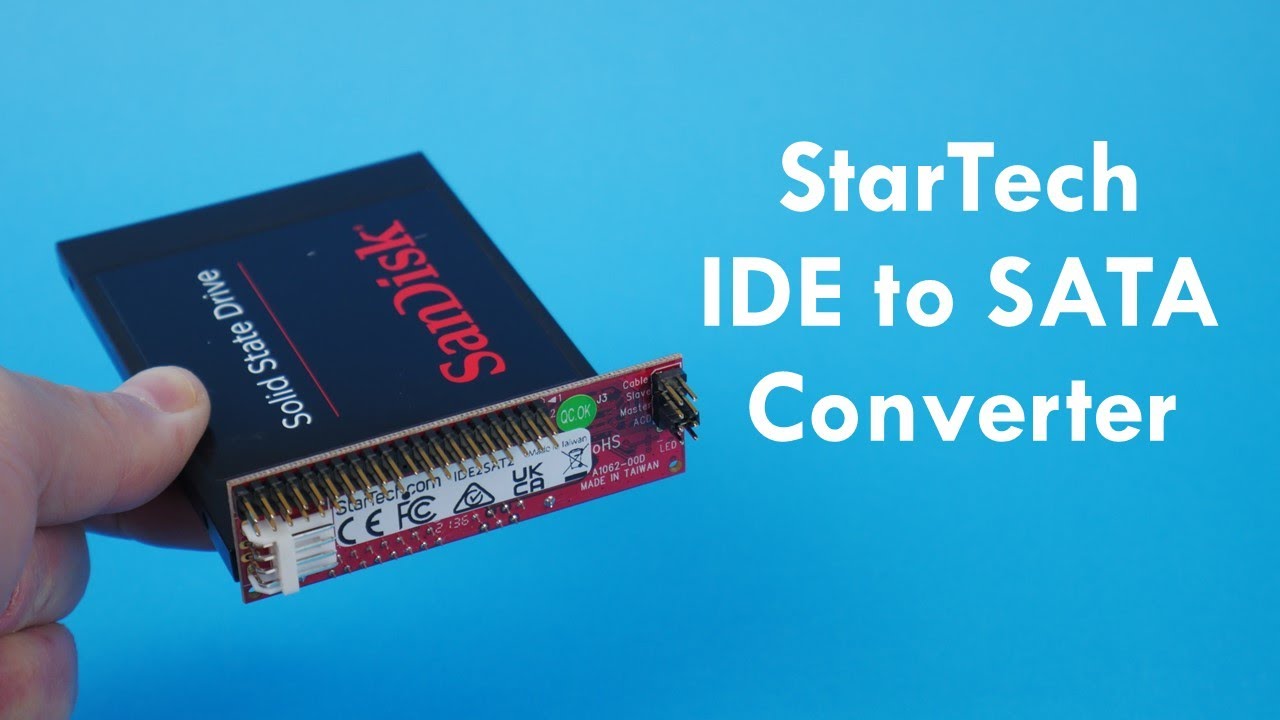 StarTech IDE to SATA Converter Review - Use SATA HDD ODD and SSD with Retro  PC 