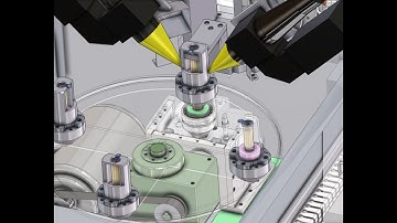 Four station laser welding machine-industrial 3D model : machine-world.net P385