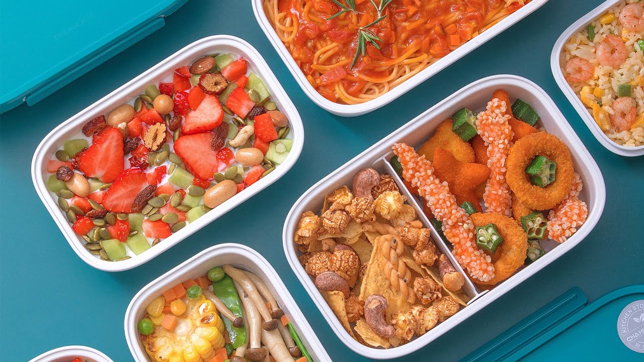 New Release Plastic food container food storage container bento box with divider