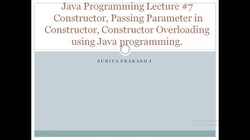 Java Programming Lecture 7