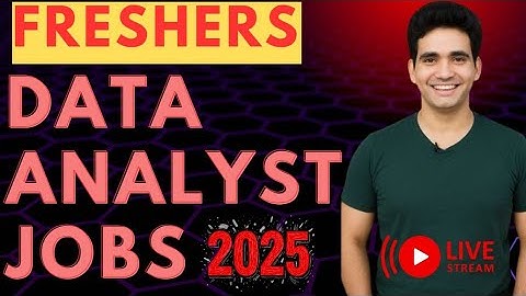 Data Analyst Jobs for Freshers in India | Work from Home Data Analyst Internship 2025
