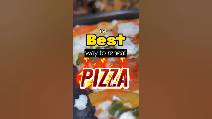 the BEST way to reheat Pizza 🍕 #shorts