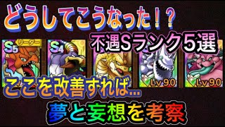 【ドラクエタクト】　どうしてこうなった⁉　『不遇Sランク』　強い点、弱い点、改善妄想を込めて考察します！！