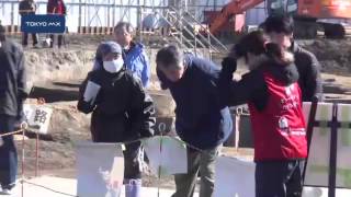 足立区　小学校の新校舎建設予定地で遺跡見学会