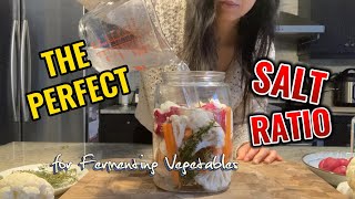 Lacto-Fermentation Salt Ratio Explained: Easy Formula for Any Vegetables! Details