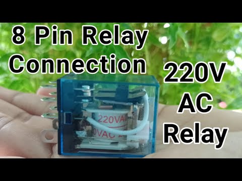 8 Pin Relay Connection, 220v Ac Relay Malayalam