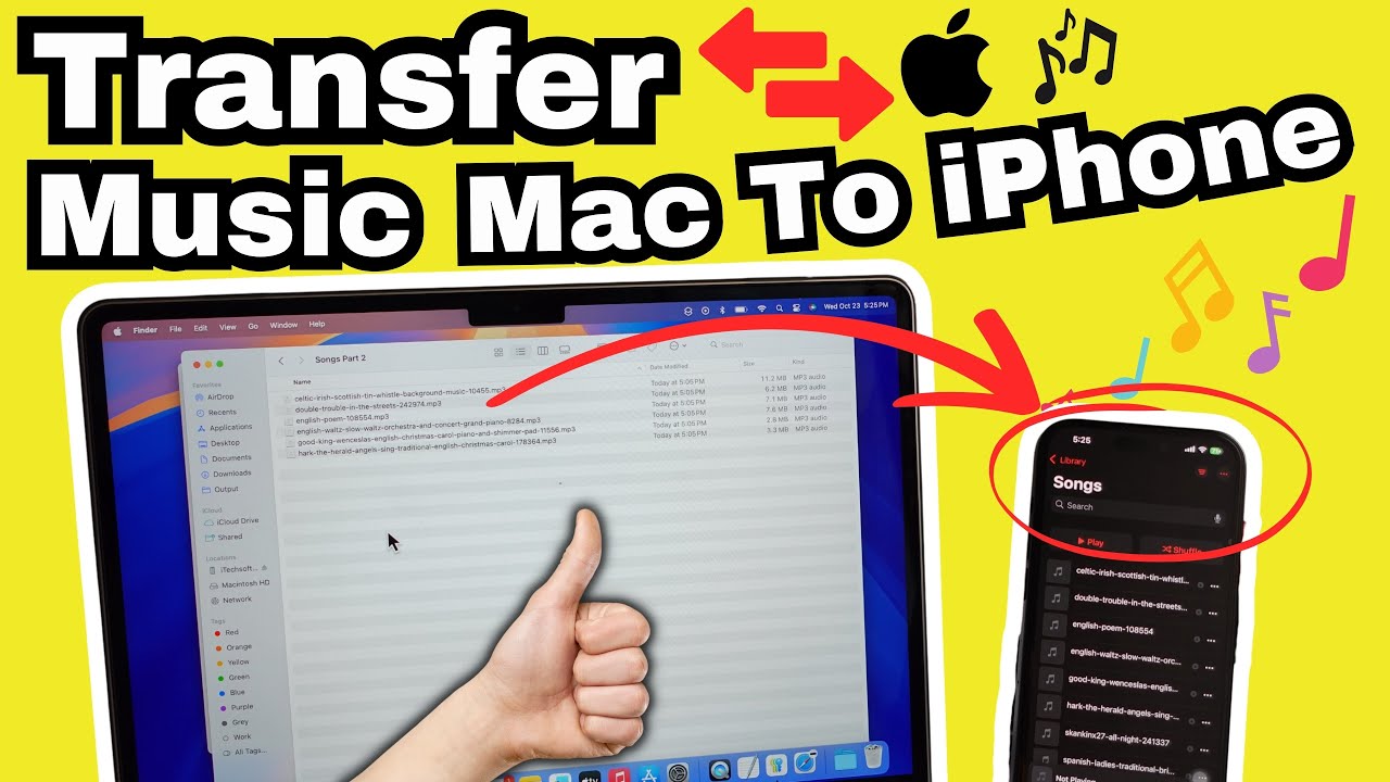 How to Transfer Music from Mac to iPhone 16/ Pro/ Pro Max (2026) - EASY