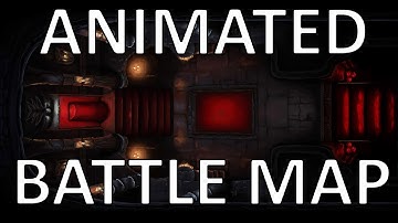 Animated Battle Map for D&D / Pathfinder / TTRPG - Vampire Lair by Domille