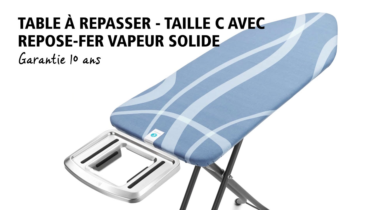 L'utilisation du repose-fer à vapeur, Les tables à repasser