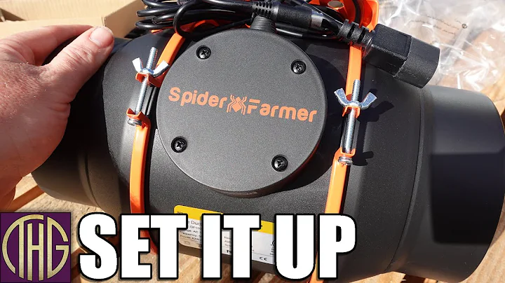 Unbox And Set Up The Spider Farmer 6" Exhaust Fan And Smart Controller Kit