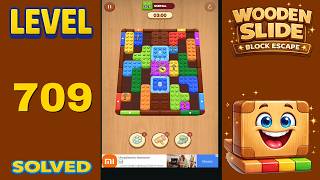 Wooden Slide – Level 709 | Walkthrough