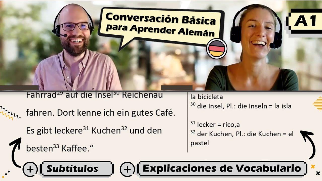 Leer y Escuchar en Alemán para Principiantes A1 🎓🏆 | Conversación ...