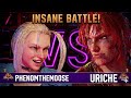 SF6 - Essa Marisa é ASSUSTADORA! Mas a Cammy... 😱 (PhenomTheMoose vs Urichi)