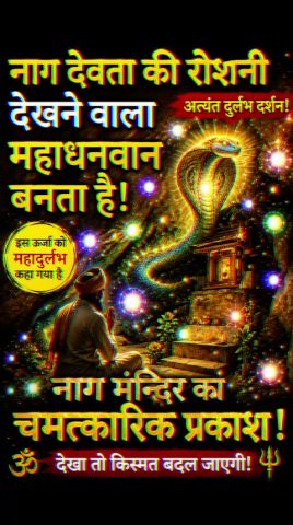 🐍 Rare Naga Light Appeared! Those Who See This Are Blessed With Fortune.