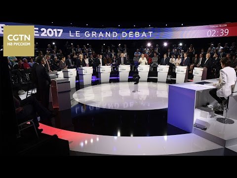 Выборы во Франции: Эммануэль Макрон опережает Марин Ле Пен