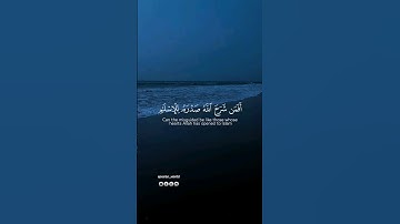أفمن شرح الله صدره للإسلام فهو على نور من ربه | سورة الزمر | القارئ محمد اللحيدان