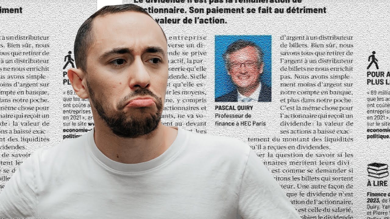 Pourquoi le dividende n'enrichit pas l'actionnaire