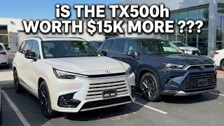 Lexus TX500h vs Toyota Grand Highlander Hybrid Max: Don't Buy Until You See This