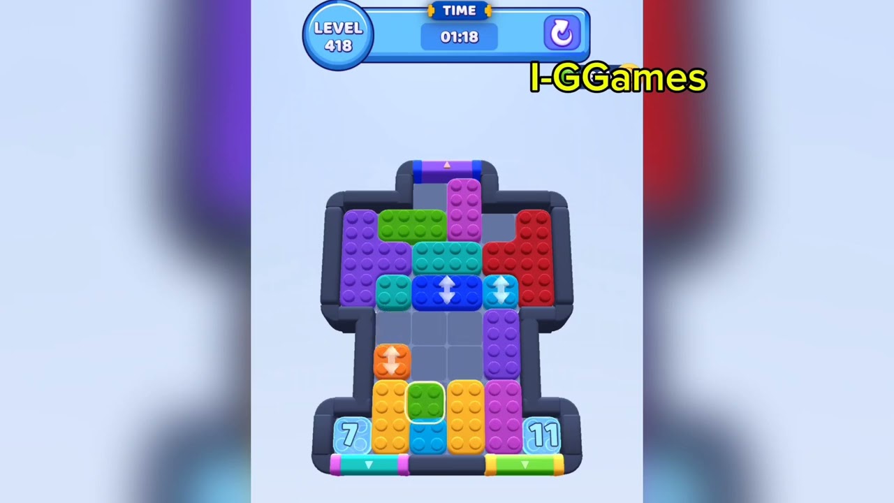 Color Block Jam Level 418 - YouTube