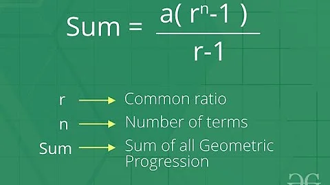 Geometric Progression GCE Paper 2,2022