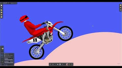 Algodoo   Honda CRF 450