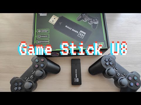 Видео: Game Stick U8 обзор и загрузка новых игр