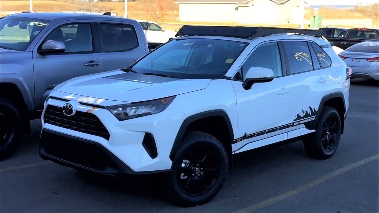 Lifted 2021 Toyota RAV4 LE on 245/65R17 Falken Wildpeak Tires - YouTube