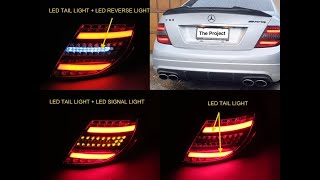 AMG C63 - Smoked Tail Lights