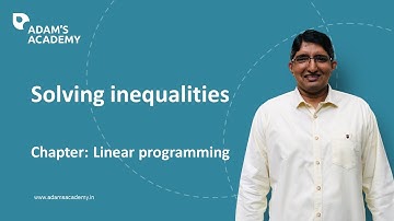 14 Linear programming | Solving inequalities