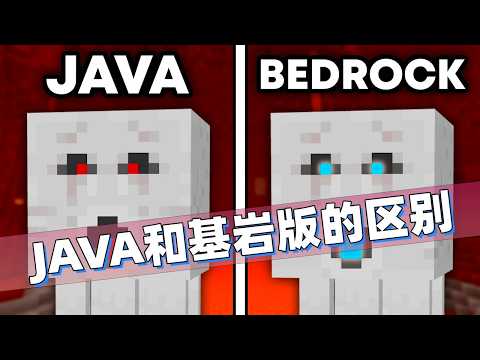 我的世界：老哥居然找出了68个JAVA版本和基岩版的区别！