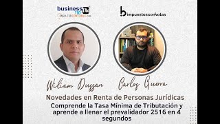 Novedades en Renta de Personas Jurídicas 2023 - 2024