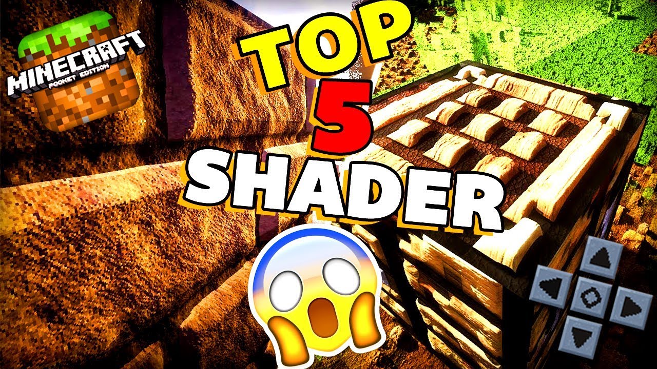 TOP 3 AS MELHORES SHADERS MINECRAFT POCKET EDITION - iOS / ANDROID