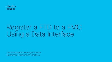 Register FTD to FMC Using a Data Interface | Cisco Secure Firewall Configuration