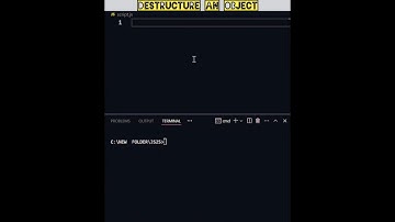 JavaScript Object Destructuring Explained in 30 Seconds #coding #shorts #theroxycoder