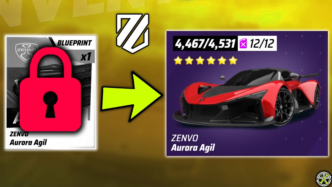 From SCRATCH to MAX Zenvo Aurora Agil: Asphalt Legends RTG #848
