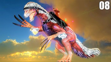 INCREDIBLE SHINY TIGER ALPHA THERIZINOSAURUS! | EXTINCTION CORE | ARK SURVIVAL EVOLVED MODDED E08