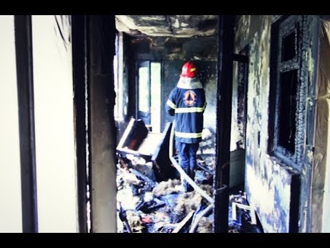 ბორჯომში მრავალბინიან საცხოვრებელ სახლში ხანძარი გაჩნდა