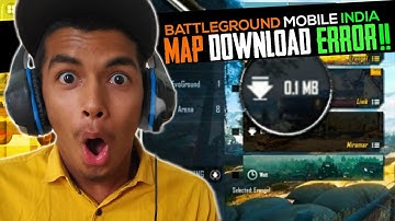 🇮🇳Battleground Mobile India Map Not Downloading | BGMI 0.1MB ERROR | BGMI MAPS NOT DOWNLOADING🔥