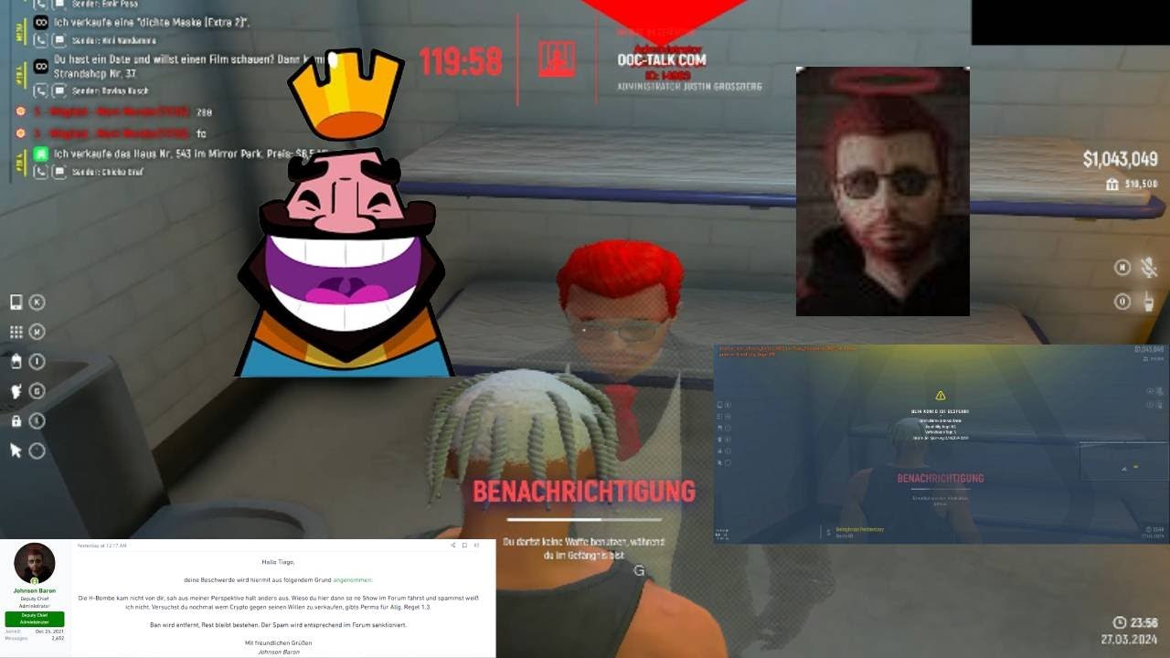 [Grand RP] Admins mal wieder bei RADW unter Tisch [DE 02] - YouTube