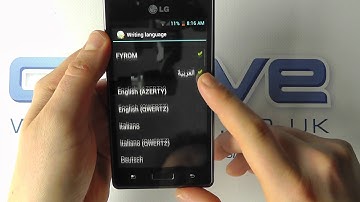 LG Optimus L7 Languages