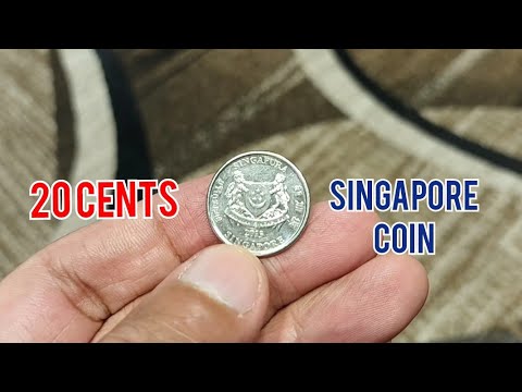 20 Cents Singapore Coin