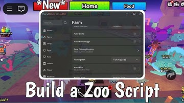 Build a Zoo *New* Script / Hack | Auto Farm, Auto Buy, Auto Sell, Auto Hatch, Redeem Code
