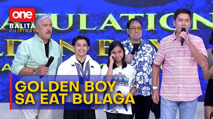 #OBP | Golden boy Carlos Yulo, bumisita sa Eat Bulaga