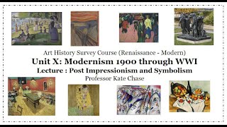 🎨Early 20th cent. Art | Post Impressionism & Symbolism | Art History Lecture 1 (Unit 10, Lecture 1)🎨