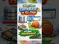 Why Your Database Is Slow It’s Not Hardware