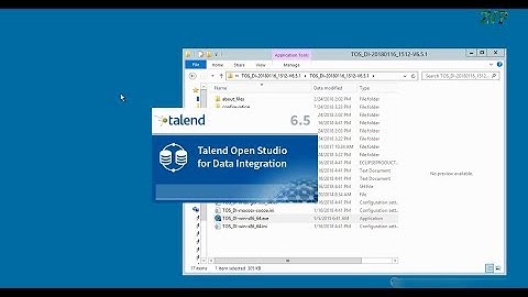 Open Source ETL || "Talend Open Studio" for 